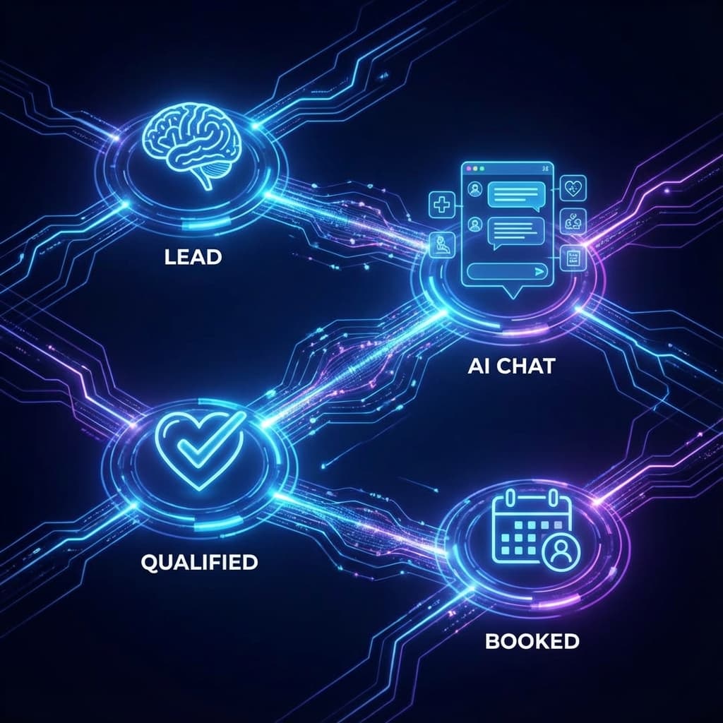AI automation flow for dental clinic