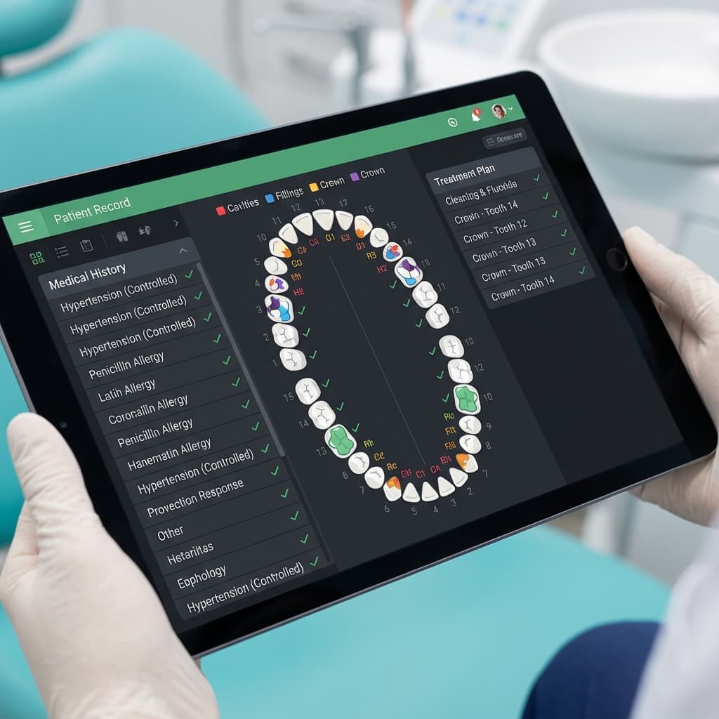 Digital dental patient record
