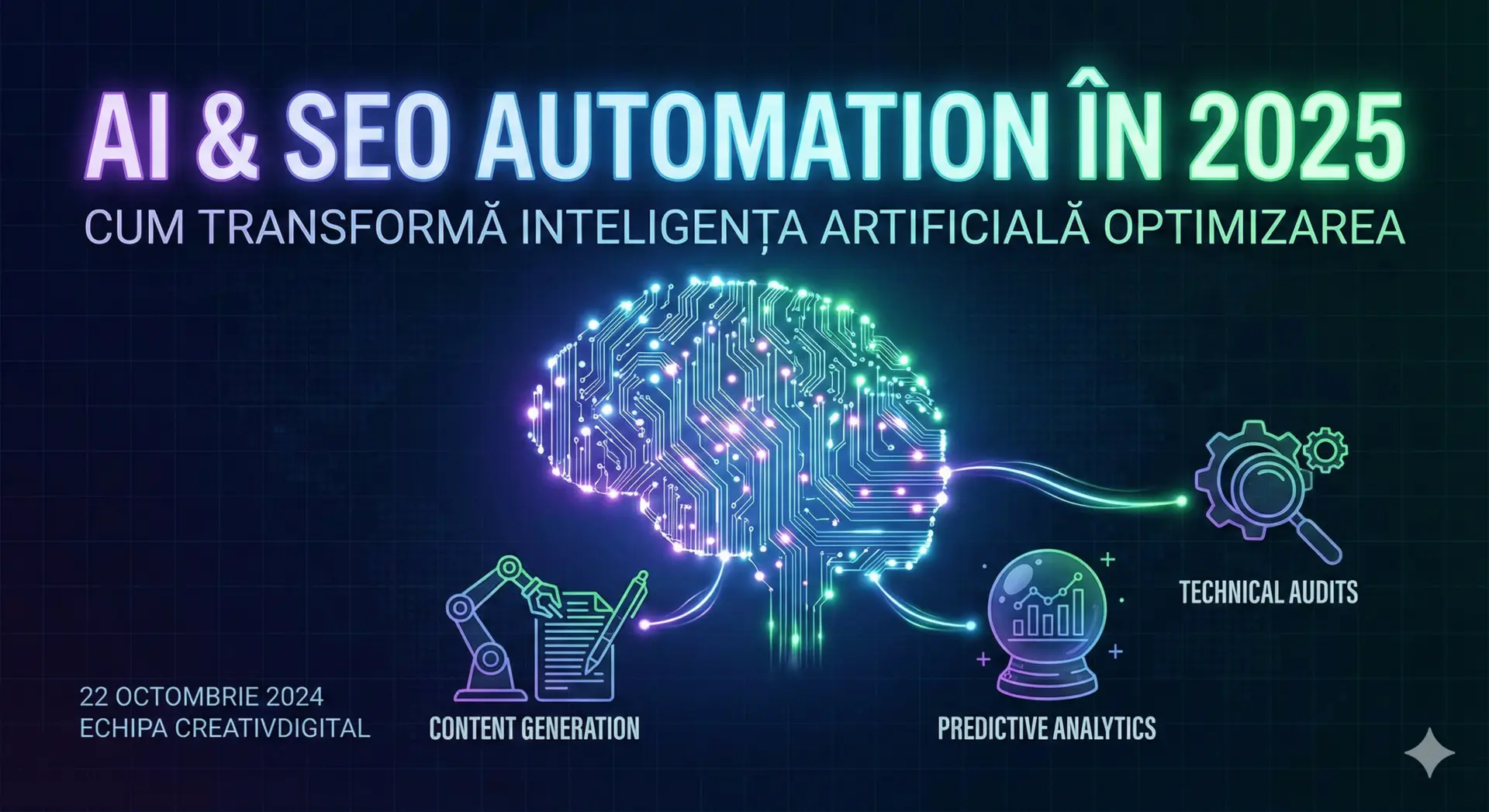 AI & SEO Automation în 2025: Cum Transformă Inteligența Artificială Optimizarea