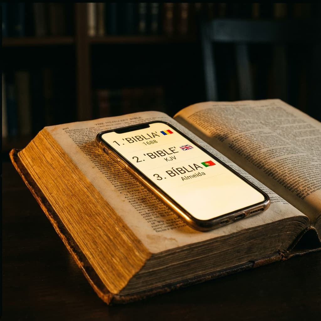 Bible App - Romanian, English, Portuguese