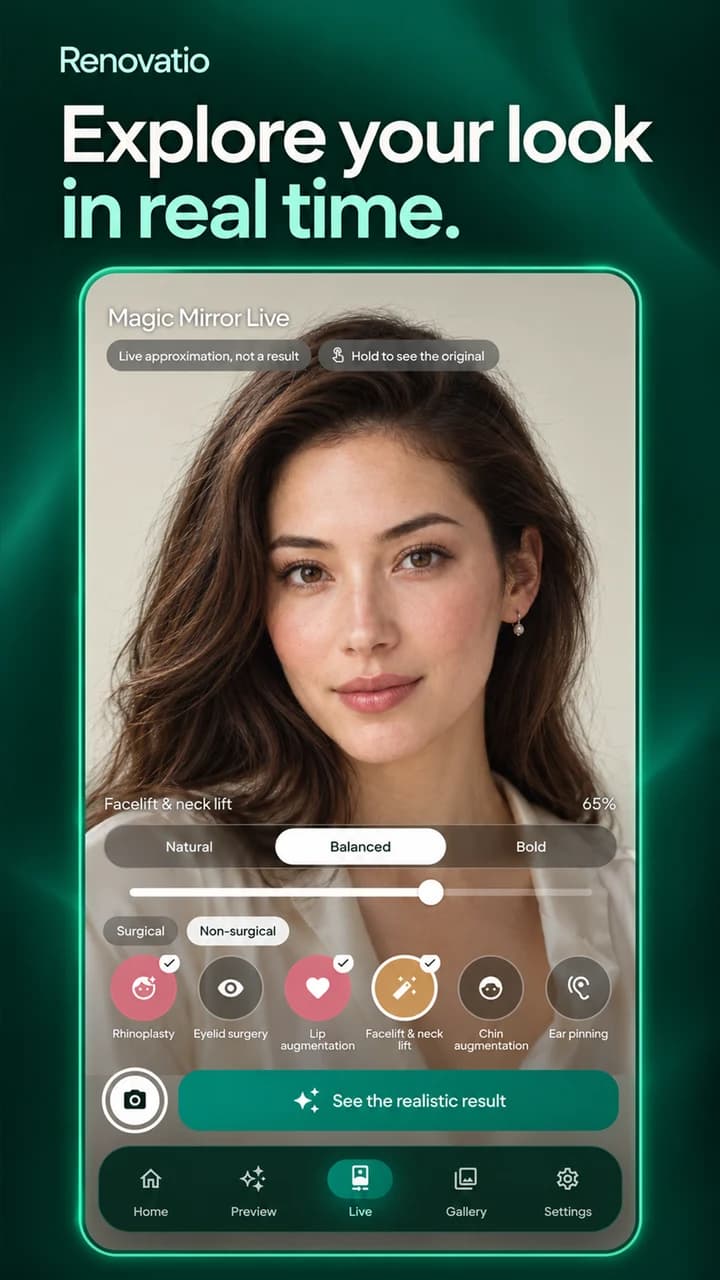 Magic Mirror Live — explore in real time