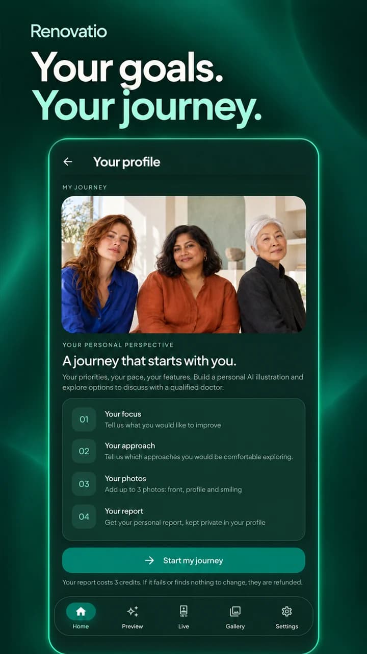 My Journey — goals and preferences