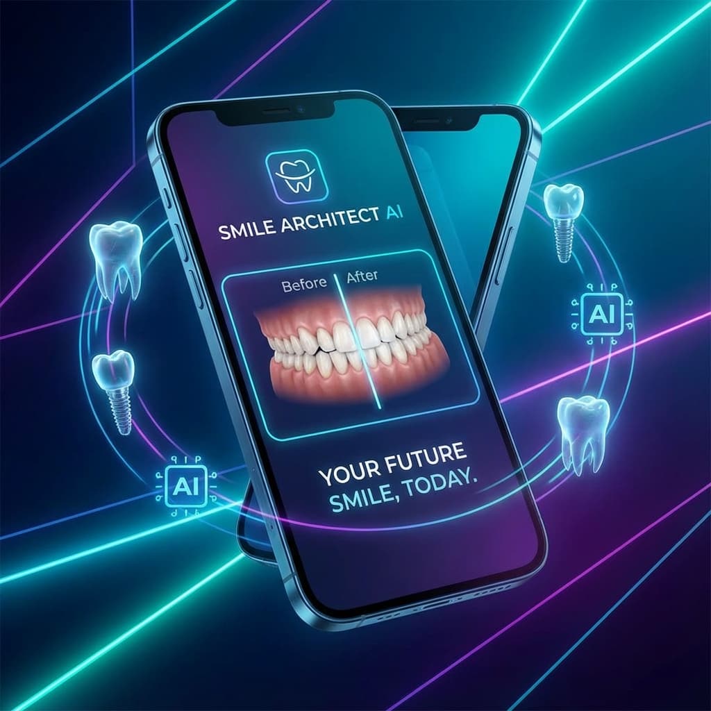 Smile Architect AI dental simulation app